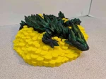 Dragon Treasure Stand Gold Pile Display Base For Fantasy Figurines. Fixed Price $25.00.