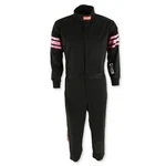 Racequip 1950897RQP PRO-1 Driving Suit Sfi 3.2A/1 Black/pink Stripe Youth 2XL. Fixed Price $124.95.