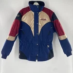 Ski-doo Gear Muskoka Snowmobile Jacket Insulated Blue Cream Red Women's Sz. Fixed Price $59.99.