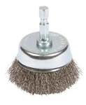 Forney 72729 Steel Coarse 6000 Rpm Stem Mounted Wire Cup Brush Dia. In.. Fixed Price $9.09.