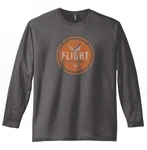 Flight Outfitters Retro Logo Long Sleeve Pilot T-shirt Gray. Fixed Price $36.83.