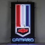 Neonetics; 18" X 27" 41" Camaro Red White And Blue Sign W/ Backing. Fixed Price $459.99.