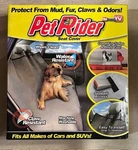 Pet Rider Seat Cover Seen On Tv! Dog Cat Car Truck Suv Sofa Bed Machine Wash. Fixed Price $19.99.