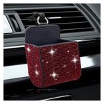 Bling Car Air Vent Storage Organizer, Pouch Box Leather Pock.... Fixed Price $10.54.