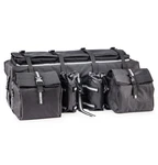 Cargo Bag For Atv Motorcycle Snowmobile Black Weather Resistant Ample Storage. Fixed Price $78.99.
