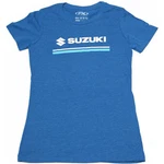 Factory Effex Women's Suzuki Stripes T-shirt Heather Royal, Medium 22-87432. Fixed Price $23.52.