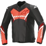 Alpinestars Faster V3 Airflow Vented Leather Motorcycle Jacket Black/red/white. Fixed Price $514.95.