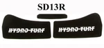 Hydro-turf Rear Boarding Mats Sea-doo Challenger Sportster SD13R Black Goove 3M. Fixed Price $156.99.