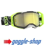 Scott Prospect 2.0 Motocross Goggles - Caviar Black Safety Yellow Mirror Lens. Fixed Price $129.39.