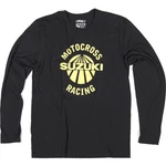 Factory Effex Suzuki Vet Long Sleeve Shirt Black, Medium 23-87412. Fixed Price $34.80.