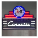 Neonetics 29ADCOR Art Deco Marquee Corvette Led Flex-neon Sign In Steel Can. Fixed Price $524.99.