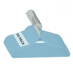 Kids 50 Pack Velvet Hangers With Shark Icon In Light Blue. Fixed Price $29.54.