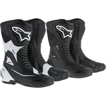 Alpinestars Smx Sport Motorcycle Boots Racing Black And White With Slider. Fixed Price $209.20.