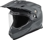 Fly Racing 73-7035M Trekker Solid Helmet Grey Medium. Fixed Price $229.95.