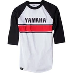 Factory Effex Yamaha Vintage Baseball Tee Shirt White/black Medium 17-87232. Fixed Price $34.31.